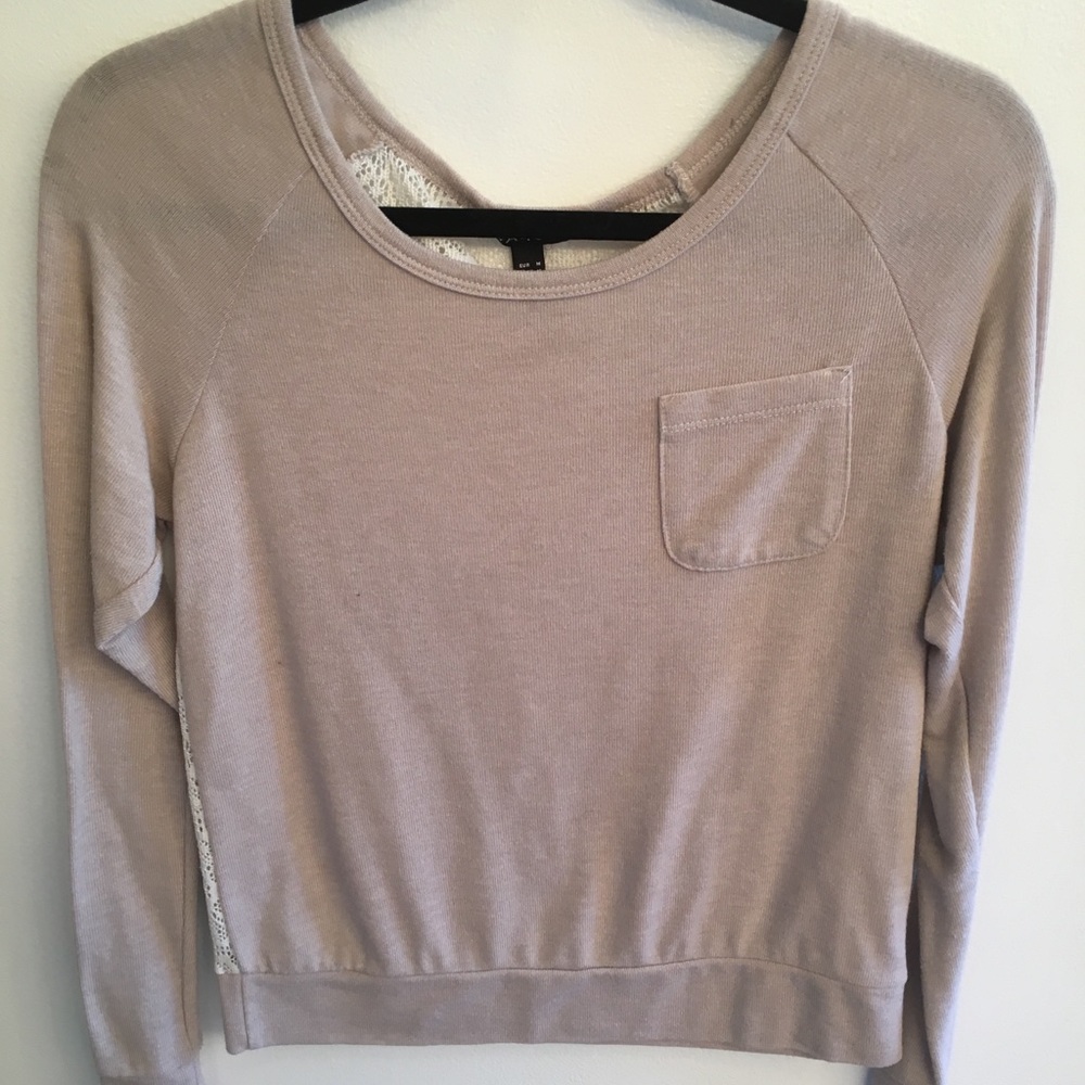 Sweater, lace back